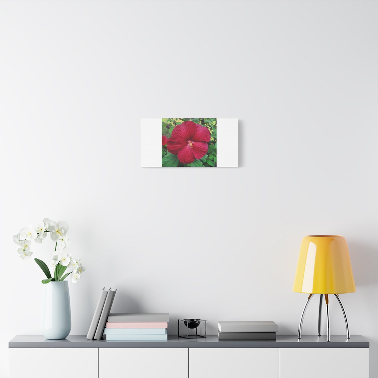 Hibiscus Blossom Matte Stretched Canvas (1.25")