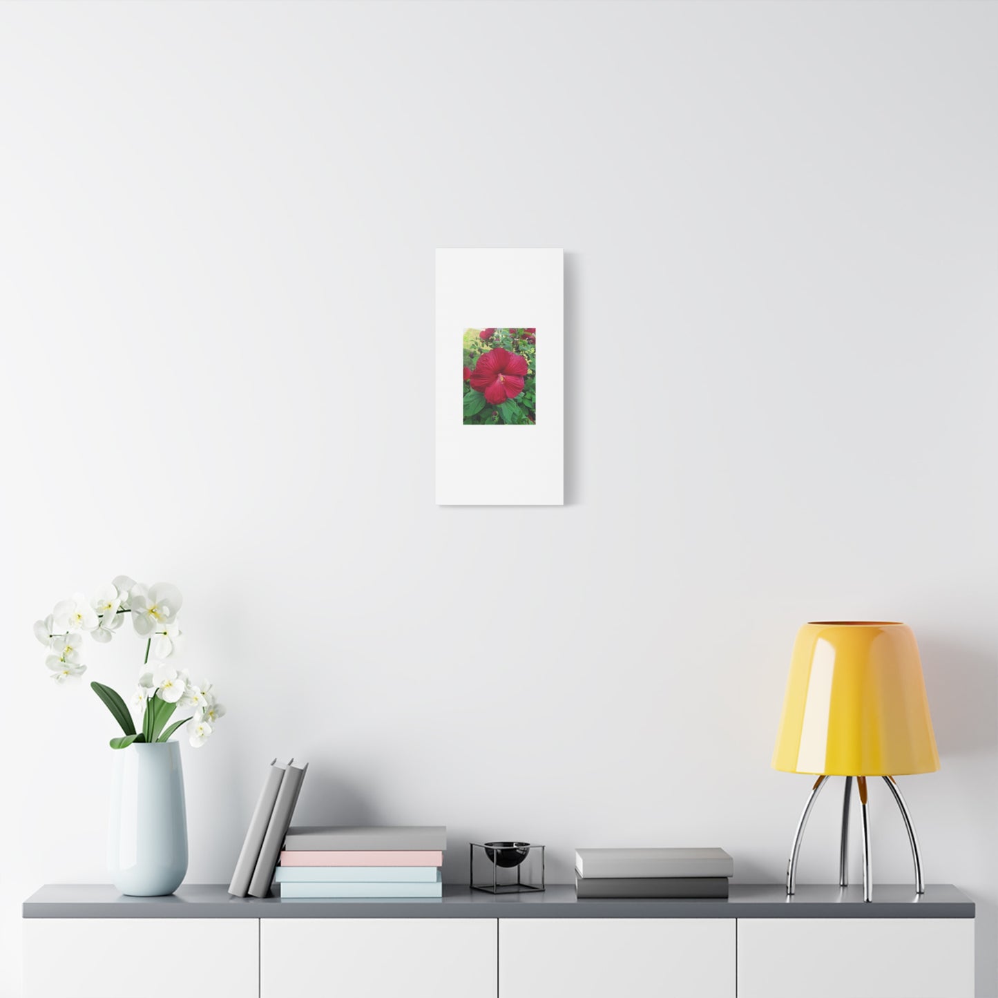 Hibiscus Blossom Matte Stretched Canvas (1.25")