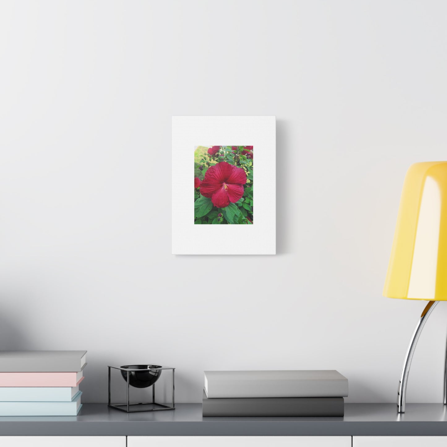 Hibiscus Blossom Matte Stretched Canvas (1.25")